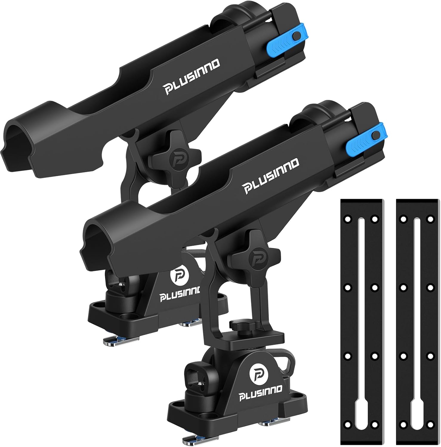 PLUSINNO Kayak Fishing Rod Holder with Tracks, 2 in 1 Fishing Rod Hold – Plusinno