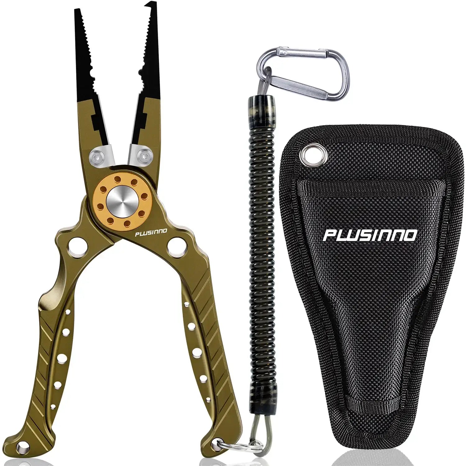PLUSINNO 8 Inch Fishing Pliers Hook Remover 2.0 – Plusinno