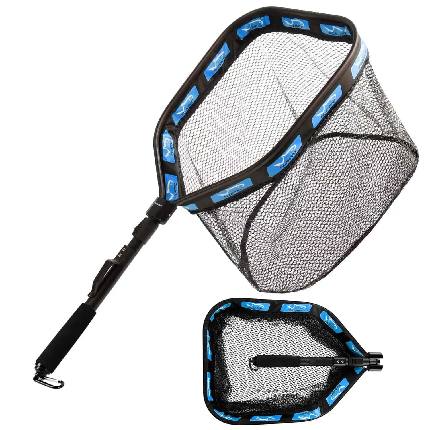 PLUSINNO FN2 Square Floating Fish Landing Net with Magnetic Release