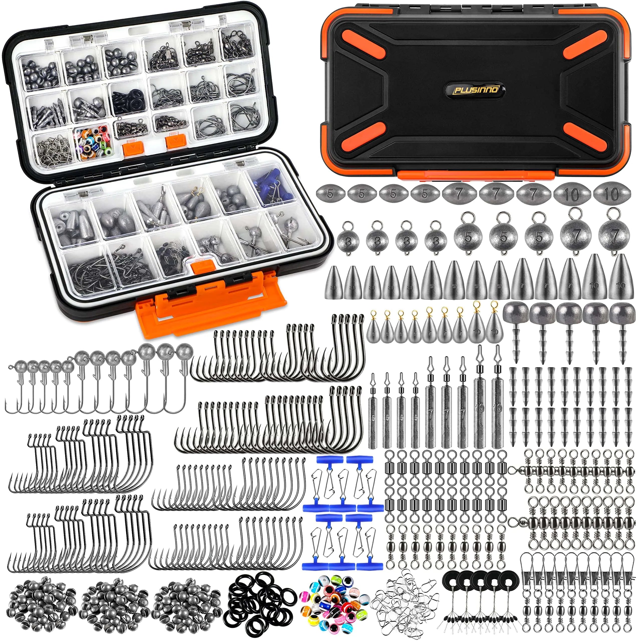 best fishing accessories 2017 PLUSINNO 397pcs Fishing Accessories Kit – Plusinno