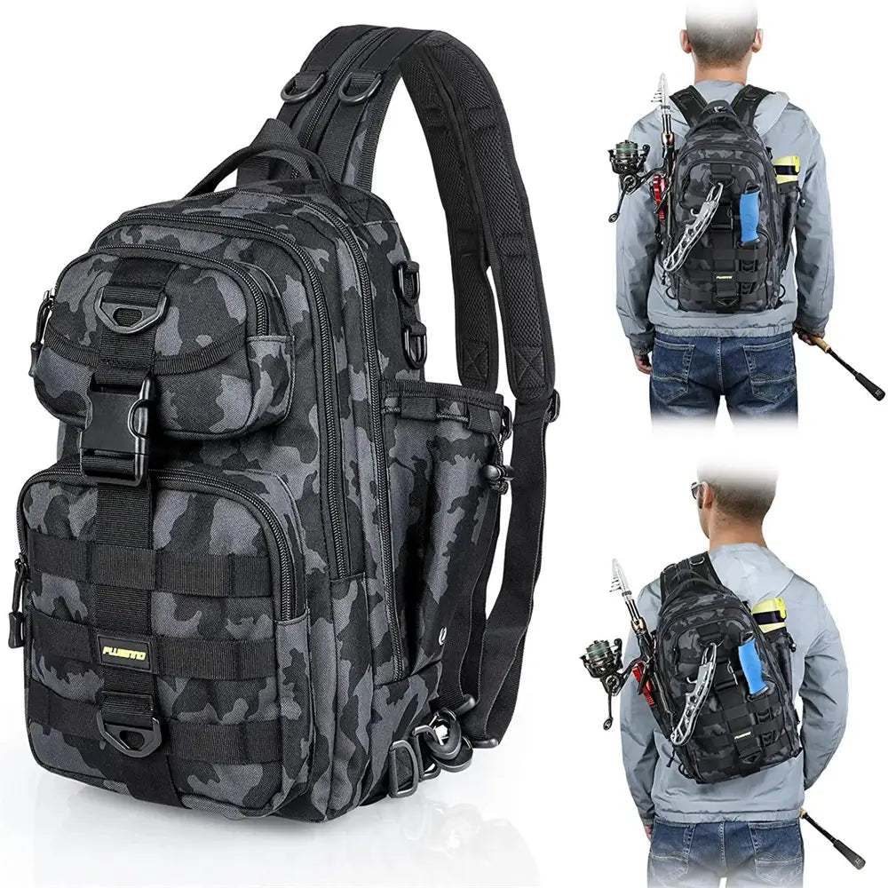 Fishing pole backpack deals