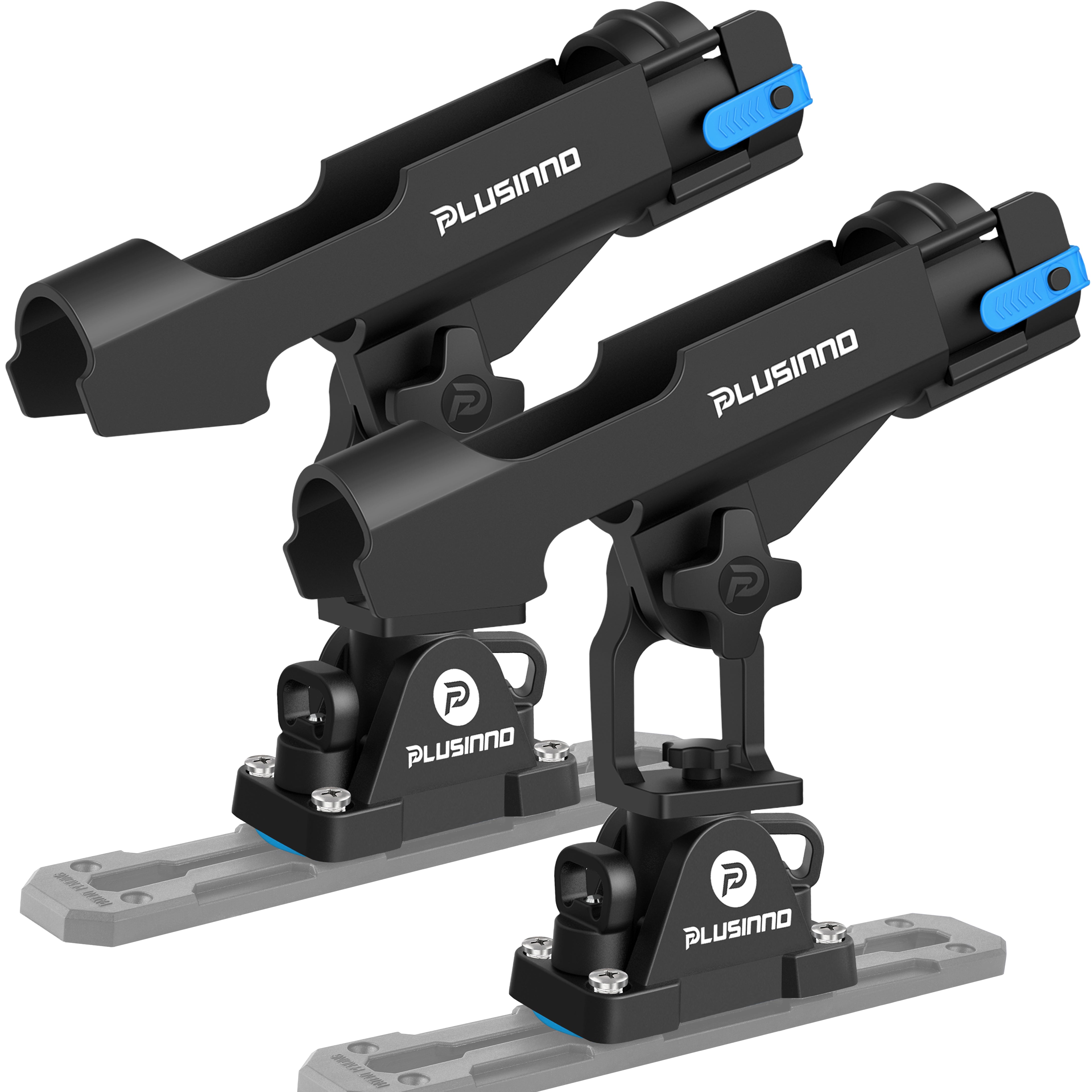 PLUSINNO 2 in 1 Fishing Rod Holders for Boat (Track not included).