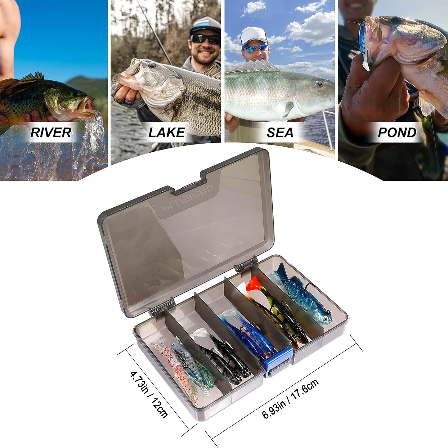 PLUSINNO Fishing Lures, Trout Pike Walleye Bass Fishing Jig Heads,
