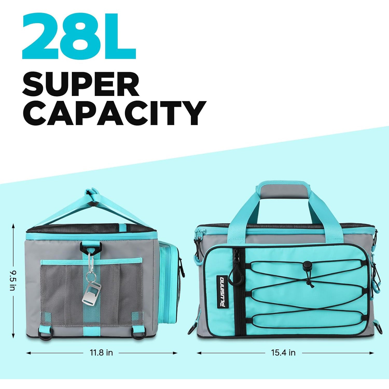 PLUSINNO 28L Paddle Board Cooler, Waterproof SUP Cooler Durable PVC Material,