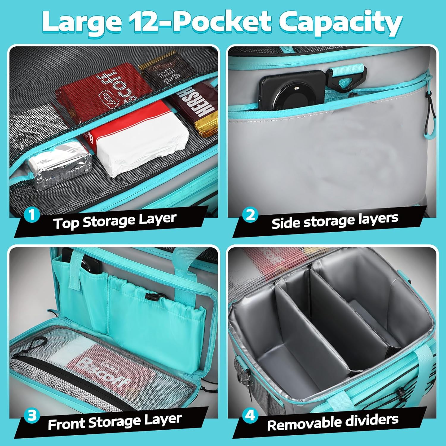 PLUSINNO 28L Paddle Board Cooler, Waterproof SUP Cooler Durable PVC Material,