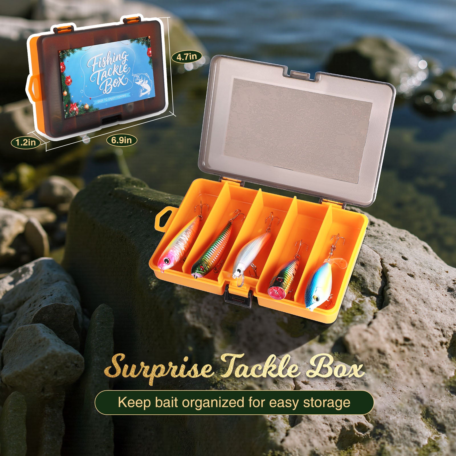 NEW 2025 Fishing Advent Calendar: Unwrap a New Fishing Lures Surprise Every Day! The Ultimate Christmas Gift for Men, Teens & Boys Who Love to Fish.