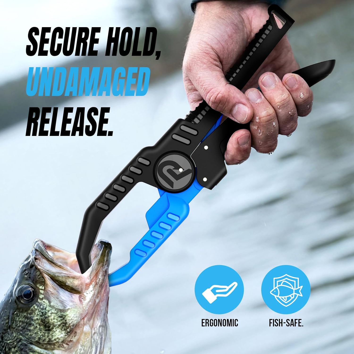PLUSINNO Fishing Gear, Fishing Tools, Fishing Accessories, Fishing Knife, Corrosion Resistant Fishing Pliers Kit, Floating Fish Lip Gripper Fishing Gifts for Men, Gifts for Fishermen