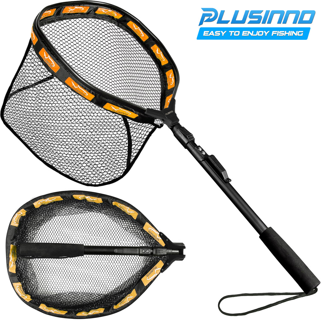 PLUSINNO FN2 Oval Floating Fish Landing Net – Plusinno