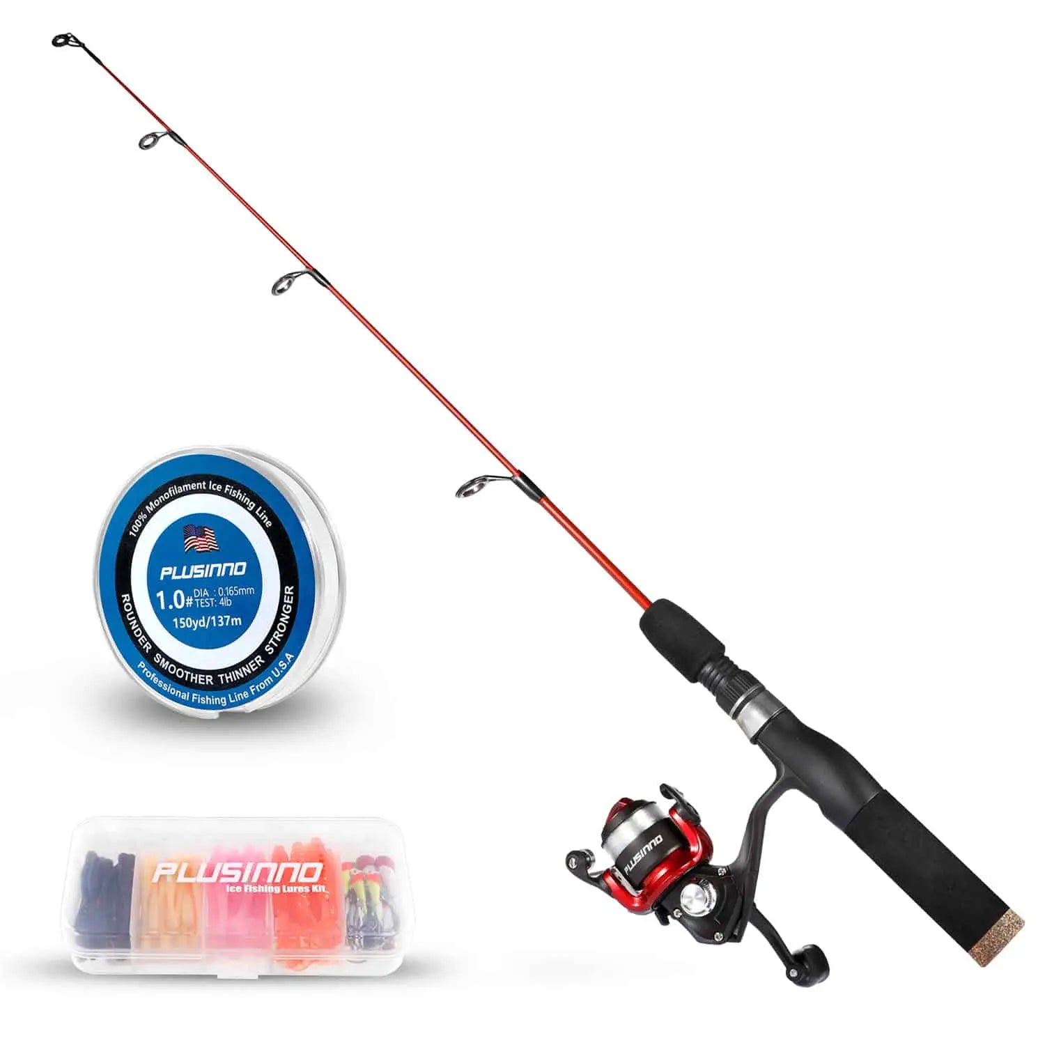 PLUSINNO ICE Ⅰ Ice Fishing Rod Reel Comb Full kit