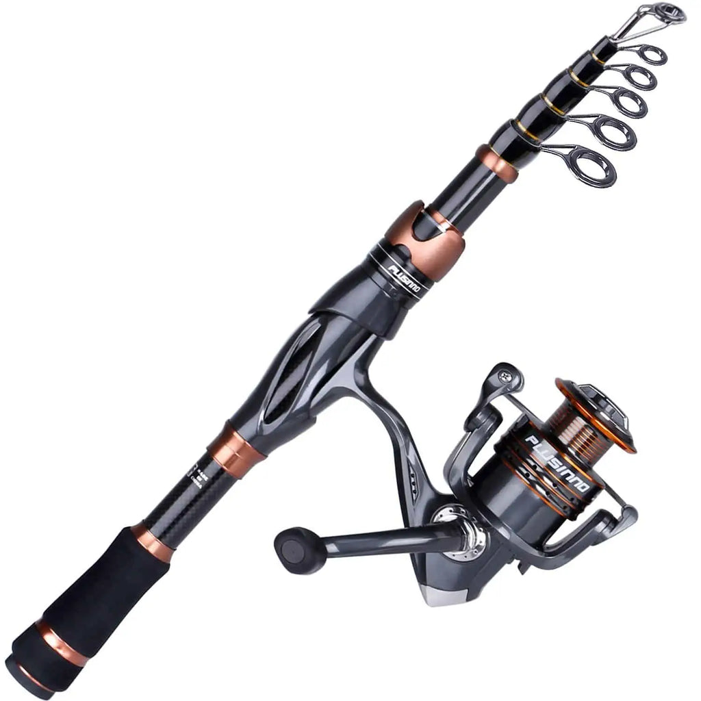 Plusinno Telescopic Fishing Plusinno Fishing Rod And Reel Combo