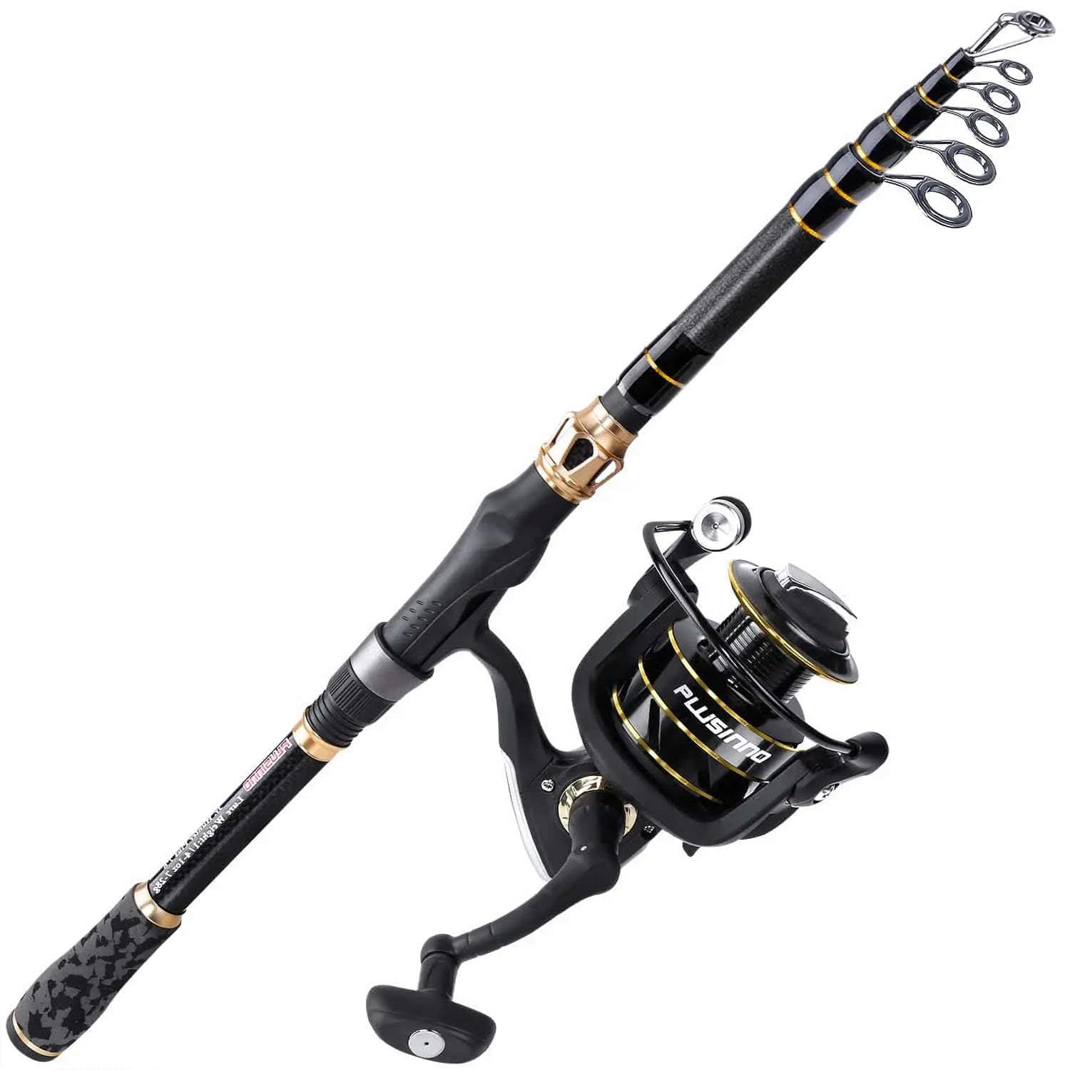 PLUSINNO Eagle Hunting VI Telescopic Fishing Rods and Reel Combos