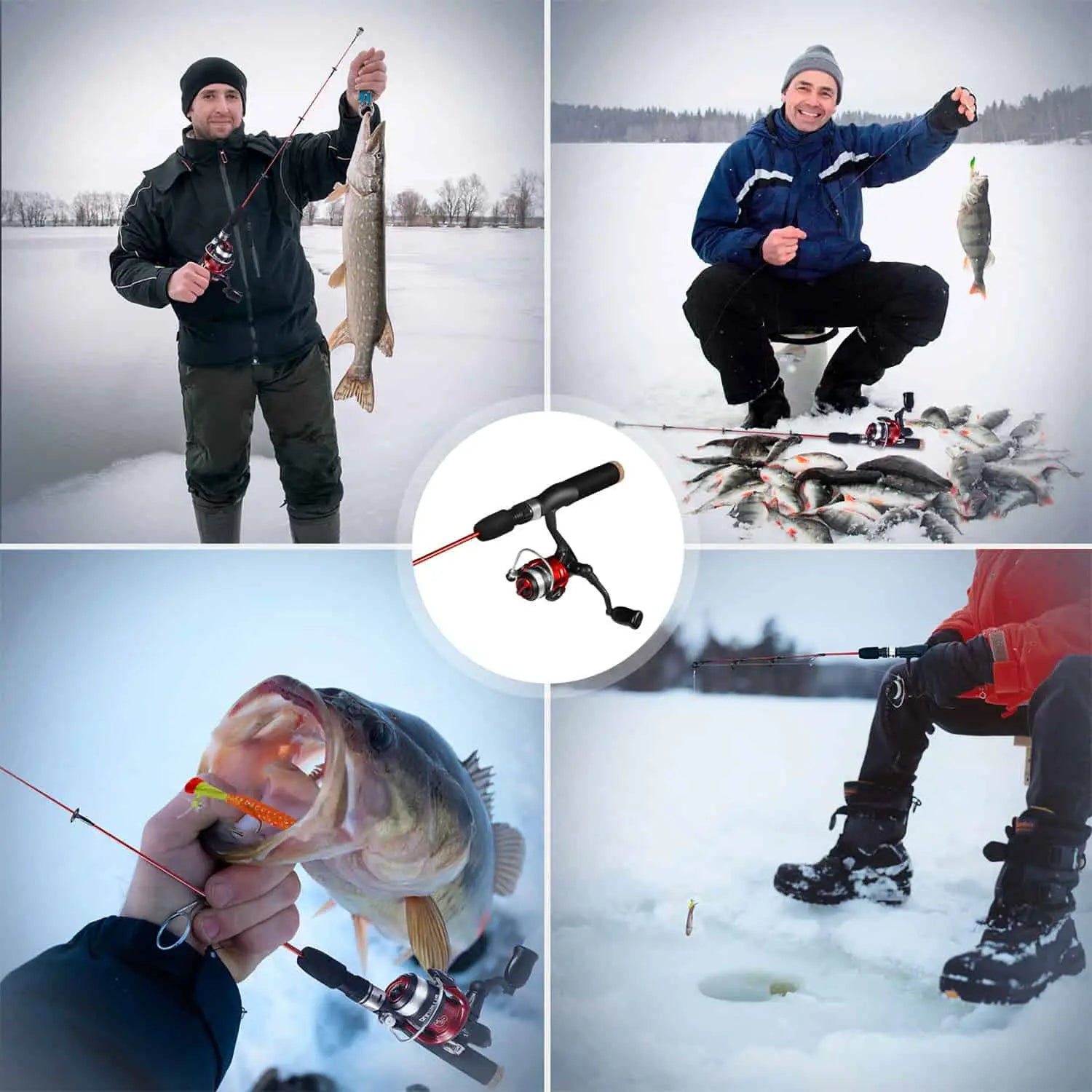 PLUSINNO ICE Ⅰ Ice Fishing Rod Reel Comb Full kit – Plusinno