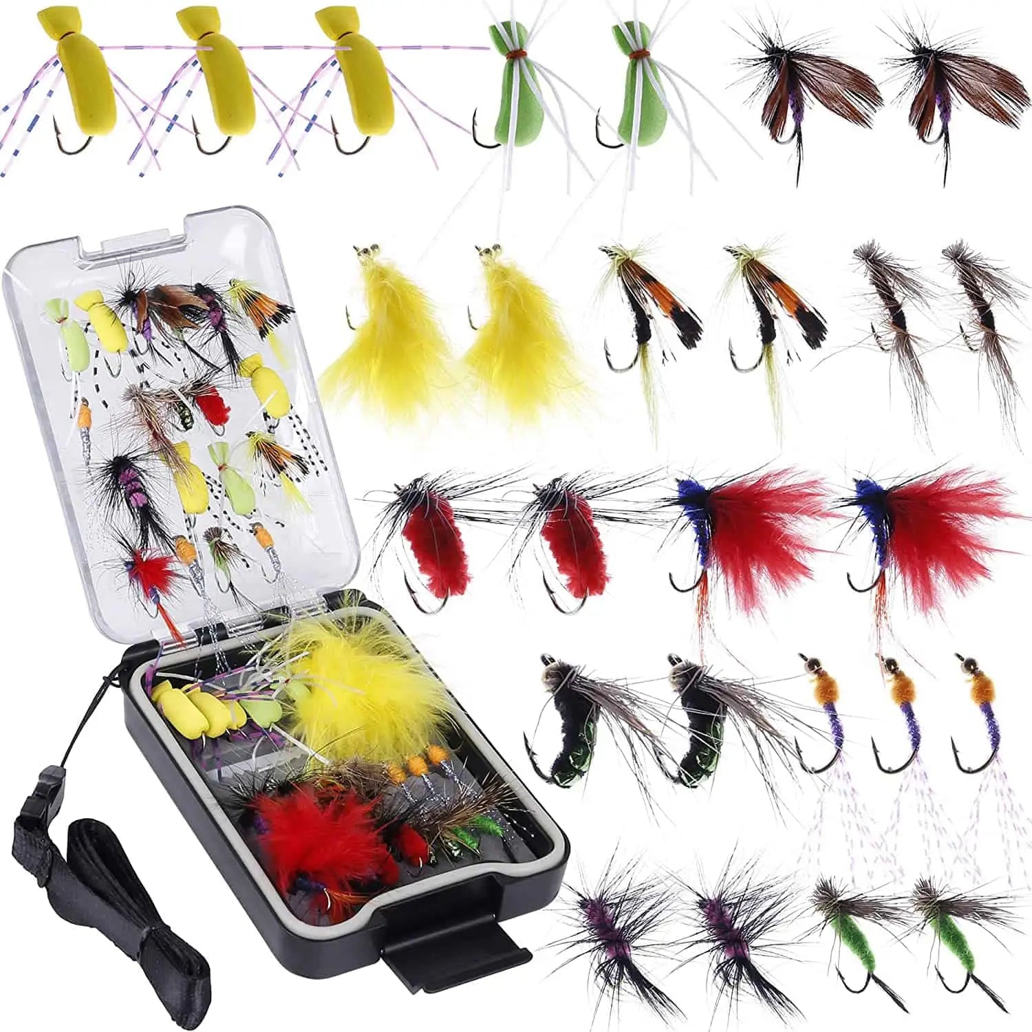 PLUSINNO 26Pcs Fly Fishing Lures – Plusinno