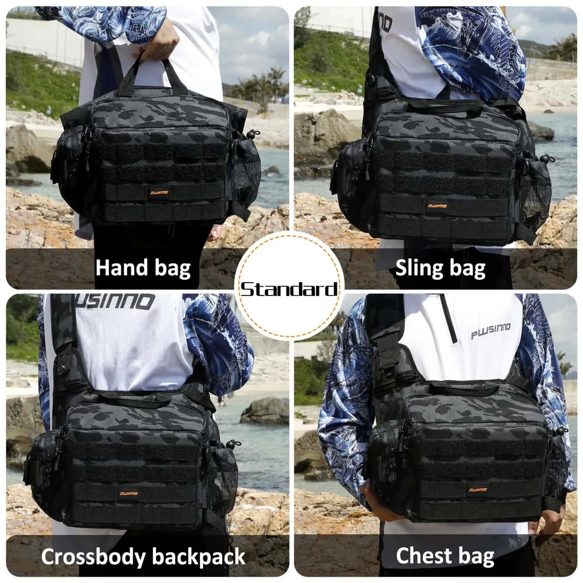 Fishing tackle backpack