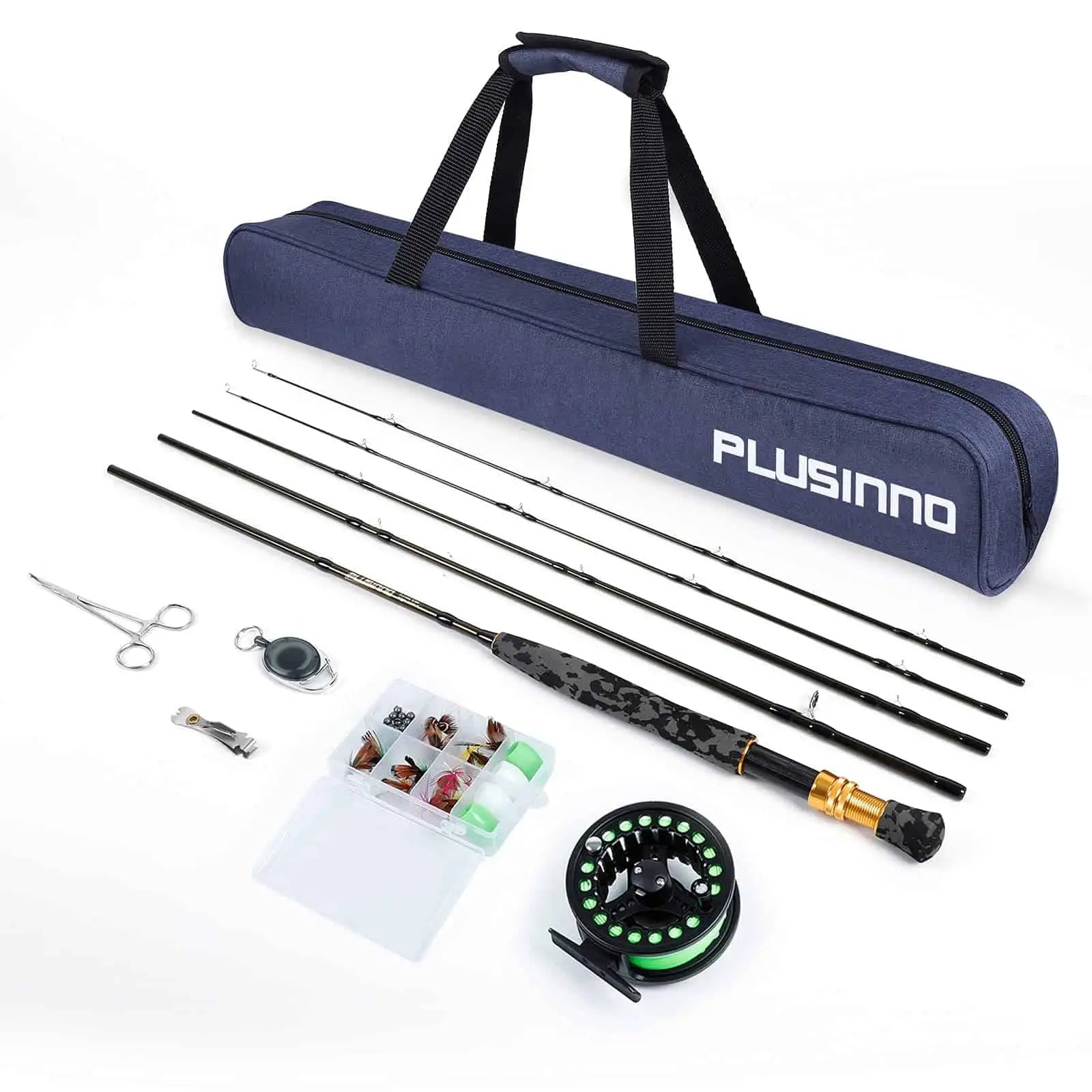 PLUSINNO Fly Fishing Rod and Reel Combo Starter Kit – Plusinno PLUSINNO Fly Fishing Rod and Reel Combo Starter Kit – Plusinno