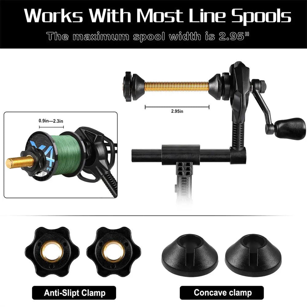 Fishing line spooler