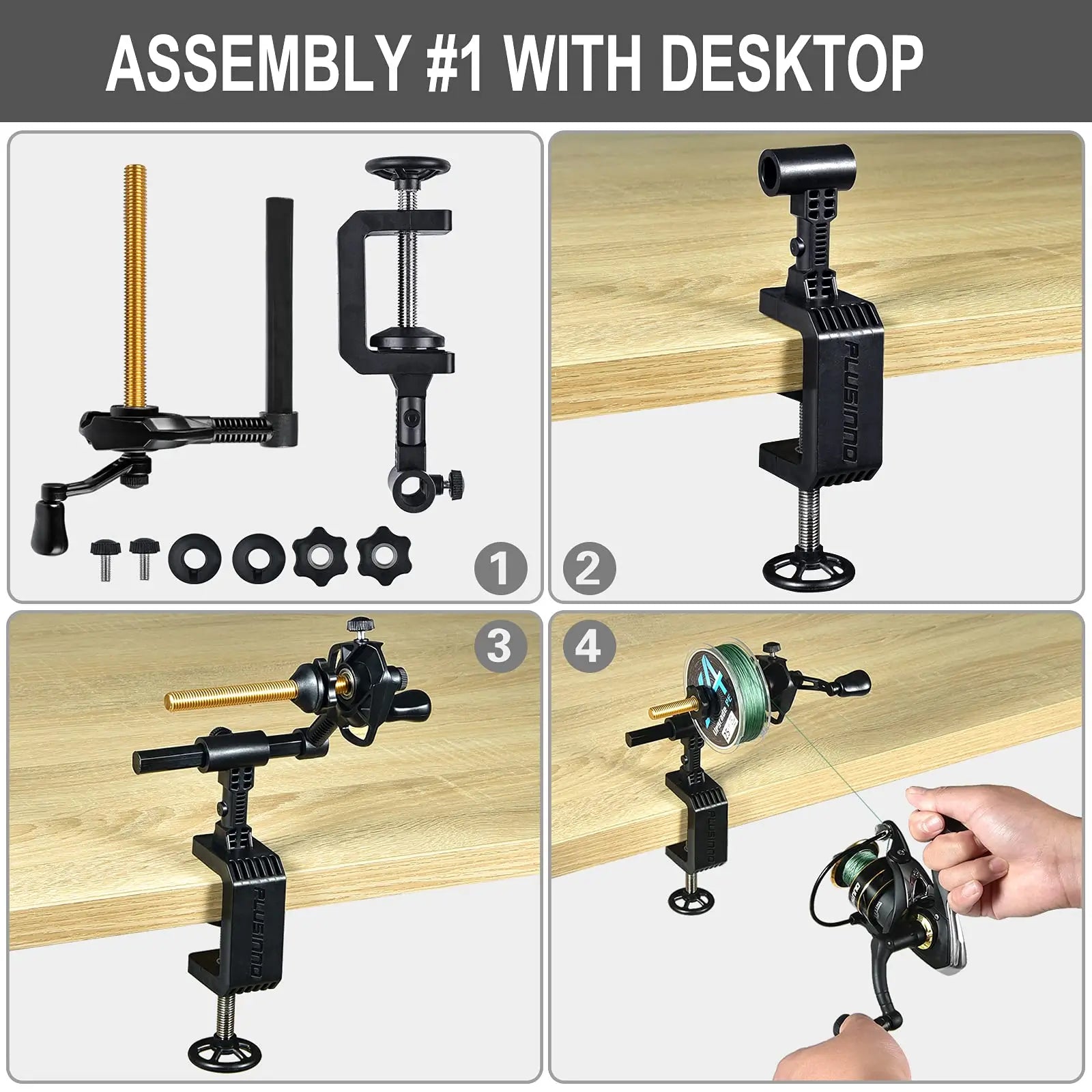 Fishing Line Spooler PLUSINNO With Unwinding Function Versatile