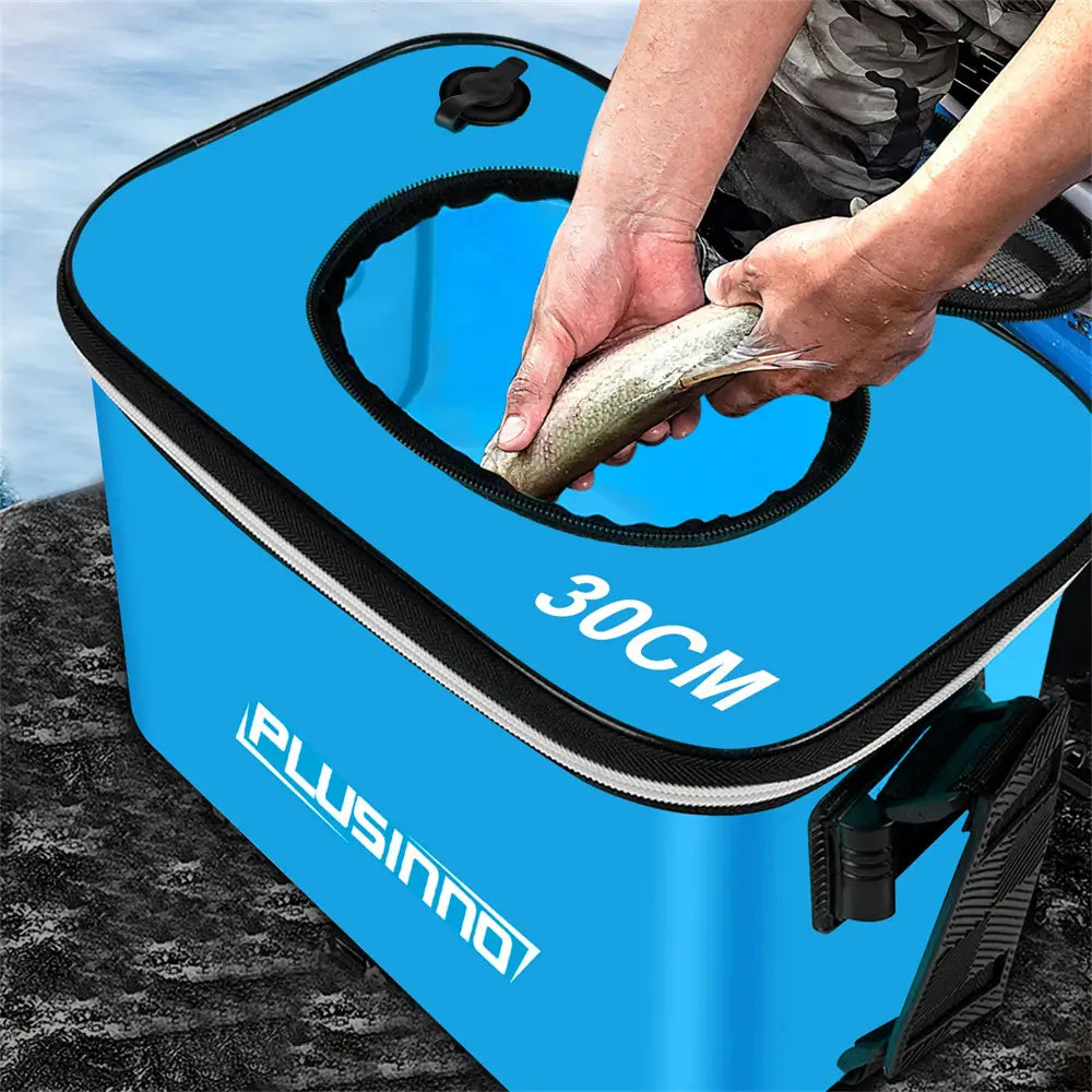 PLUSINNO Foldable Fishing Bait Bucket