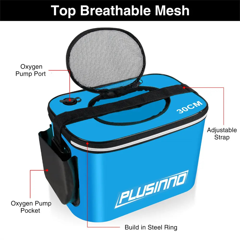 PLUSINNO Foldable Fishing Bait Bucket