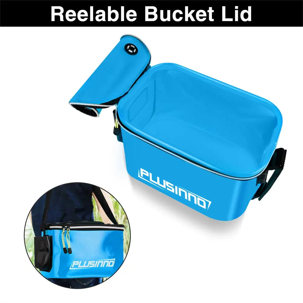 PLUSINNO Foldable Fishing Bait Bucket