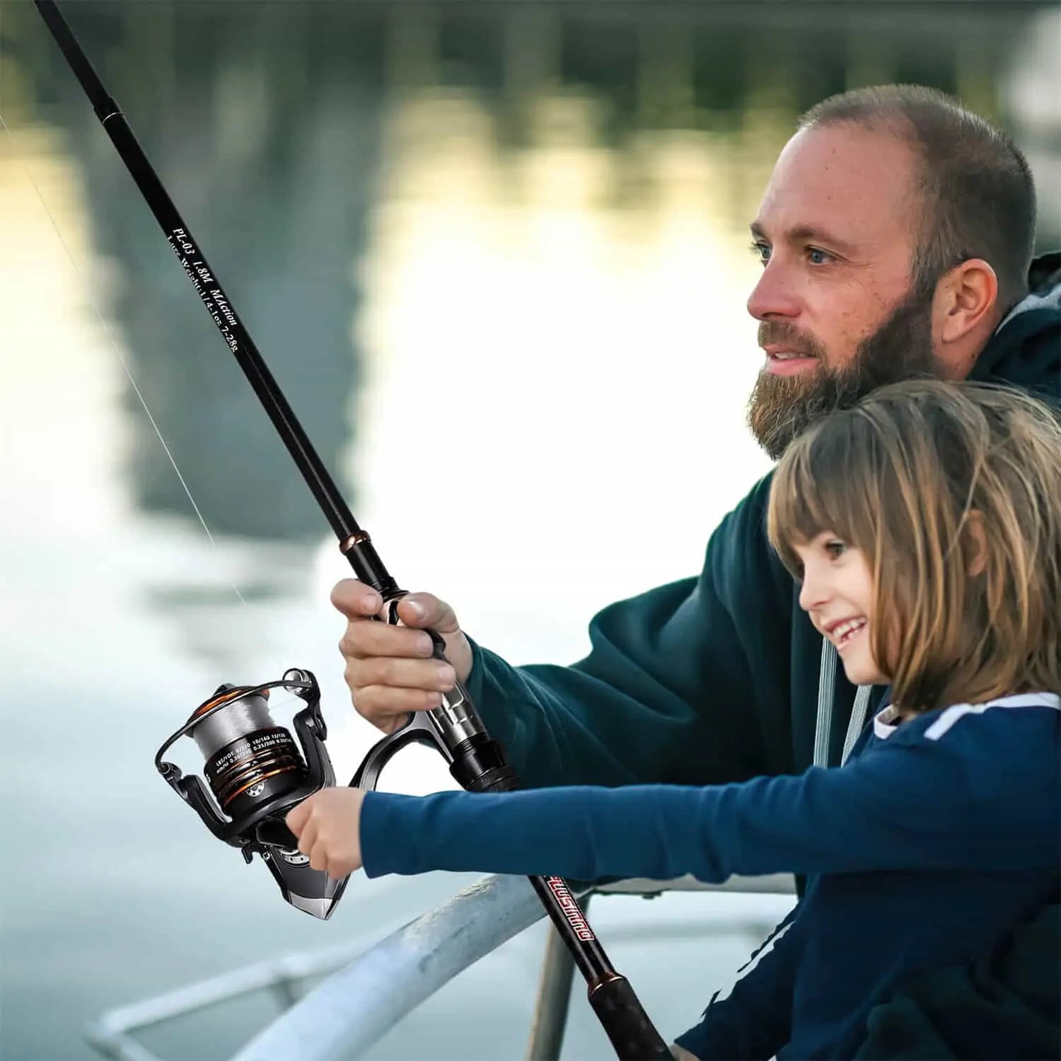 Ensemble canne à pêche et moulinet PLUSINNO Eagle Hunting V