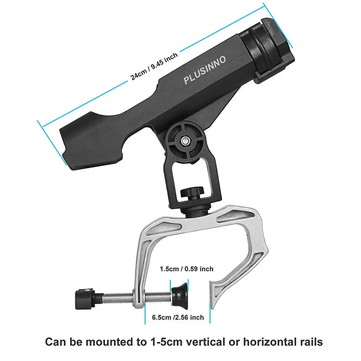 Fishing rod holder for boat