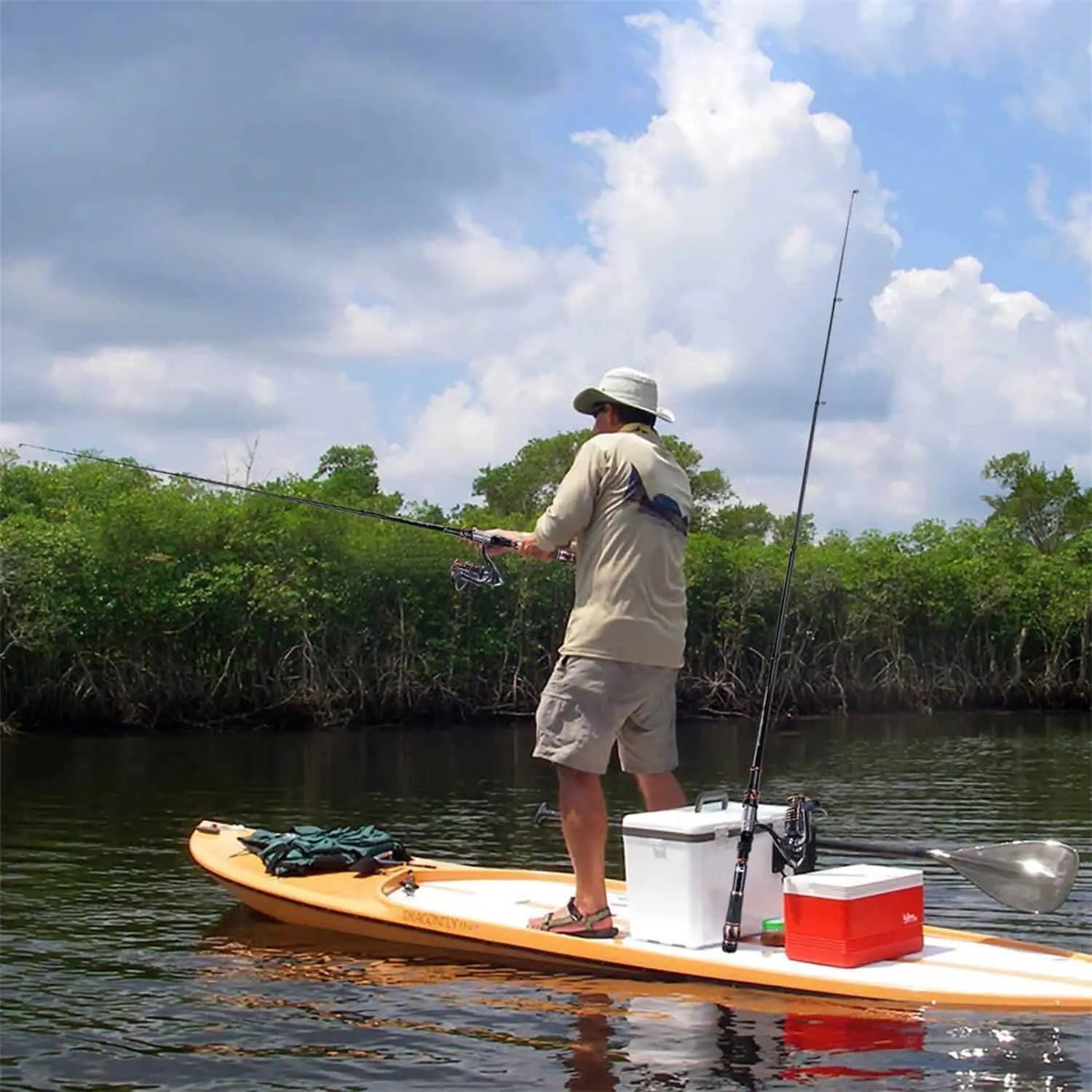 fishing rod and reel