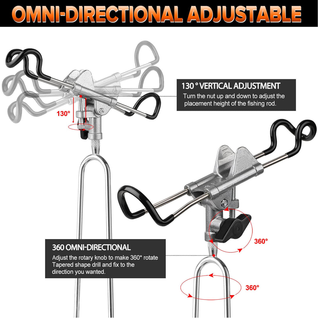 Rod Rack For Bank PLUSINNO Fishing Rod Holders for Bank – Plusinno
