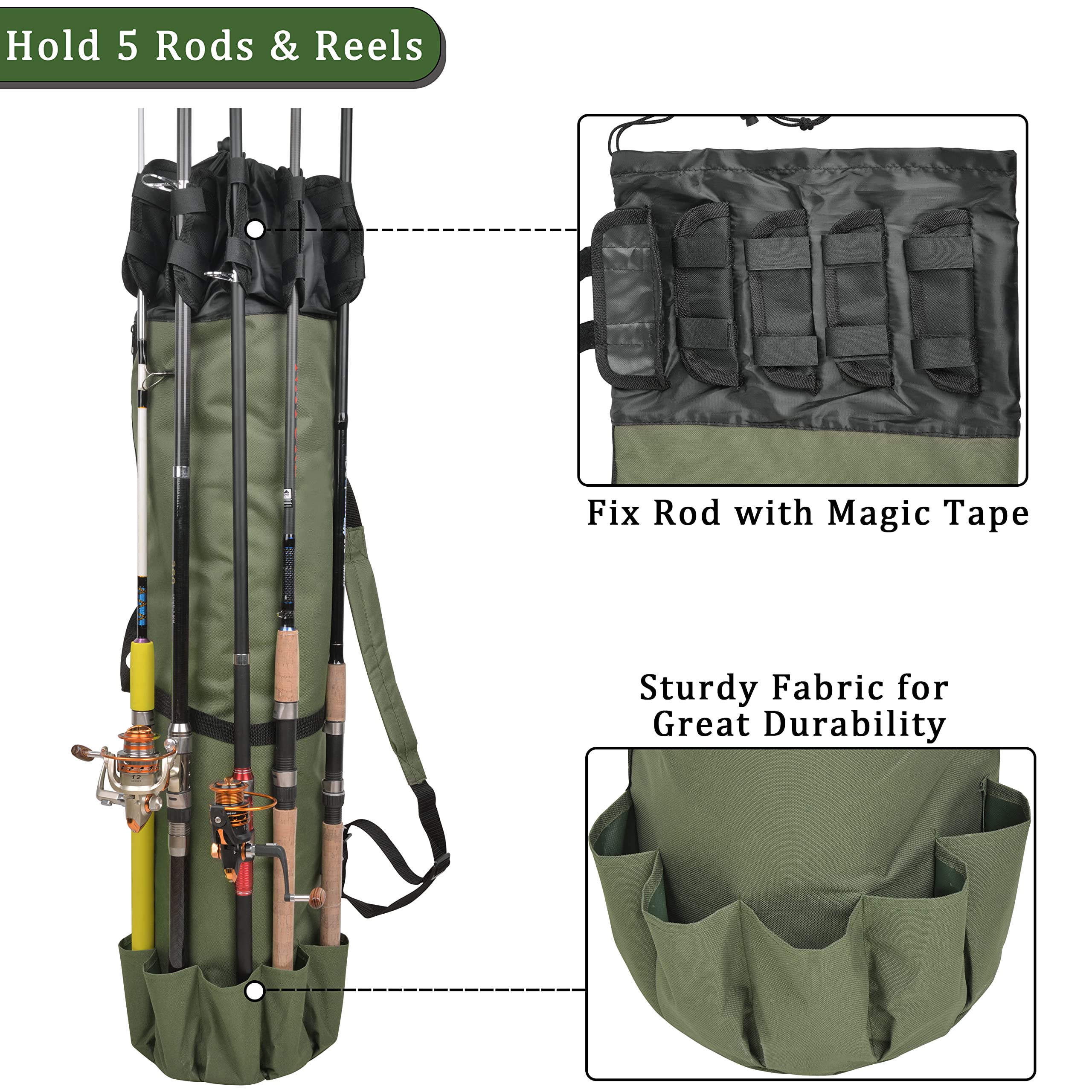 Fishing Bag Rod Holder Carrier – Plusinno