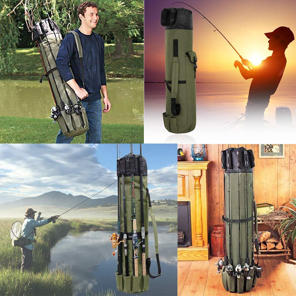 fishing rod bag holder Fishing Bag Rod Holder Carrier – Plusinno