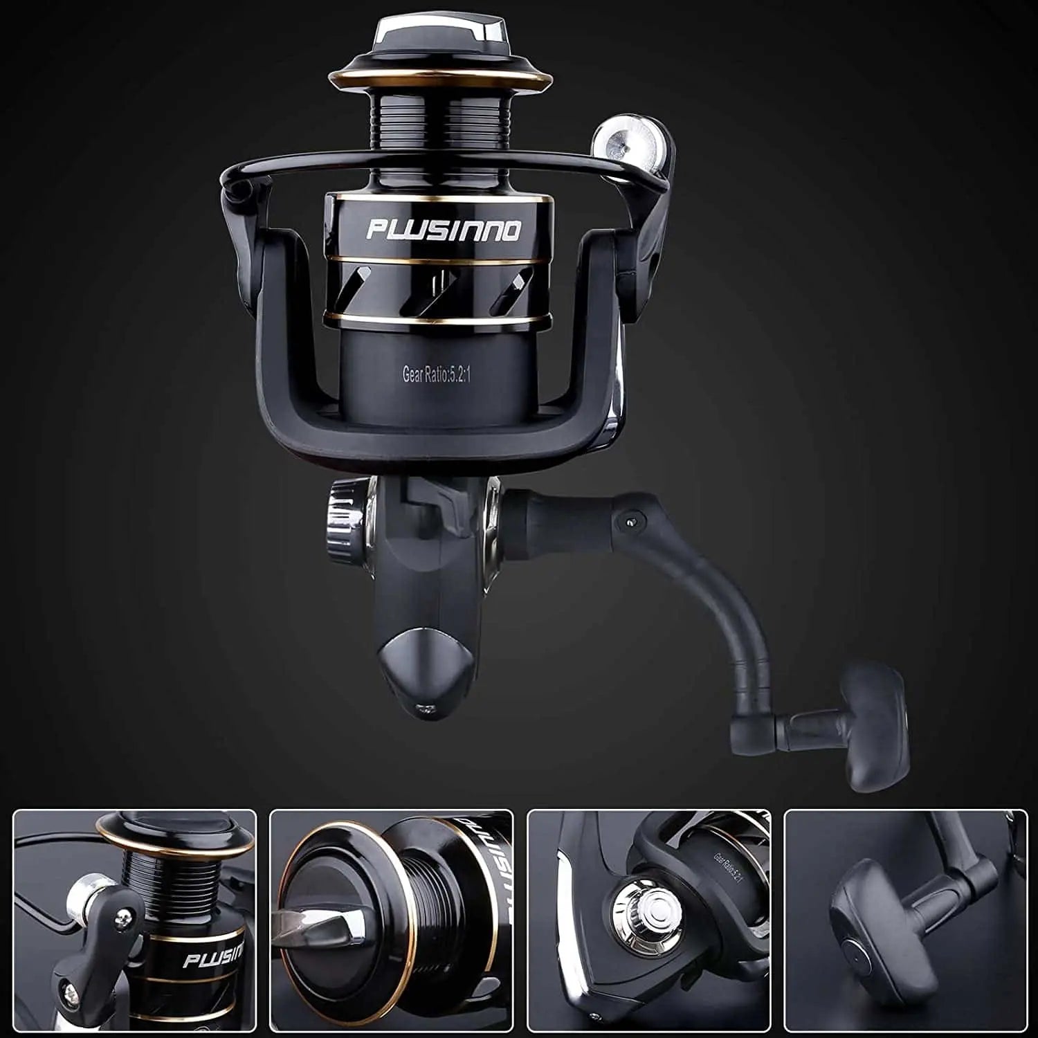 PLUSINNO Eagle Hunting Ⅵ Telescopic Fishing Rods and Reel Combos