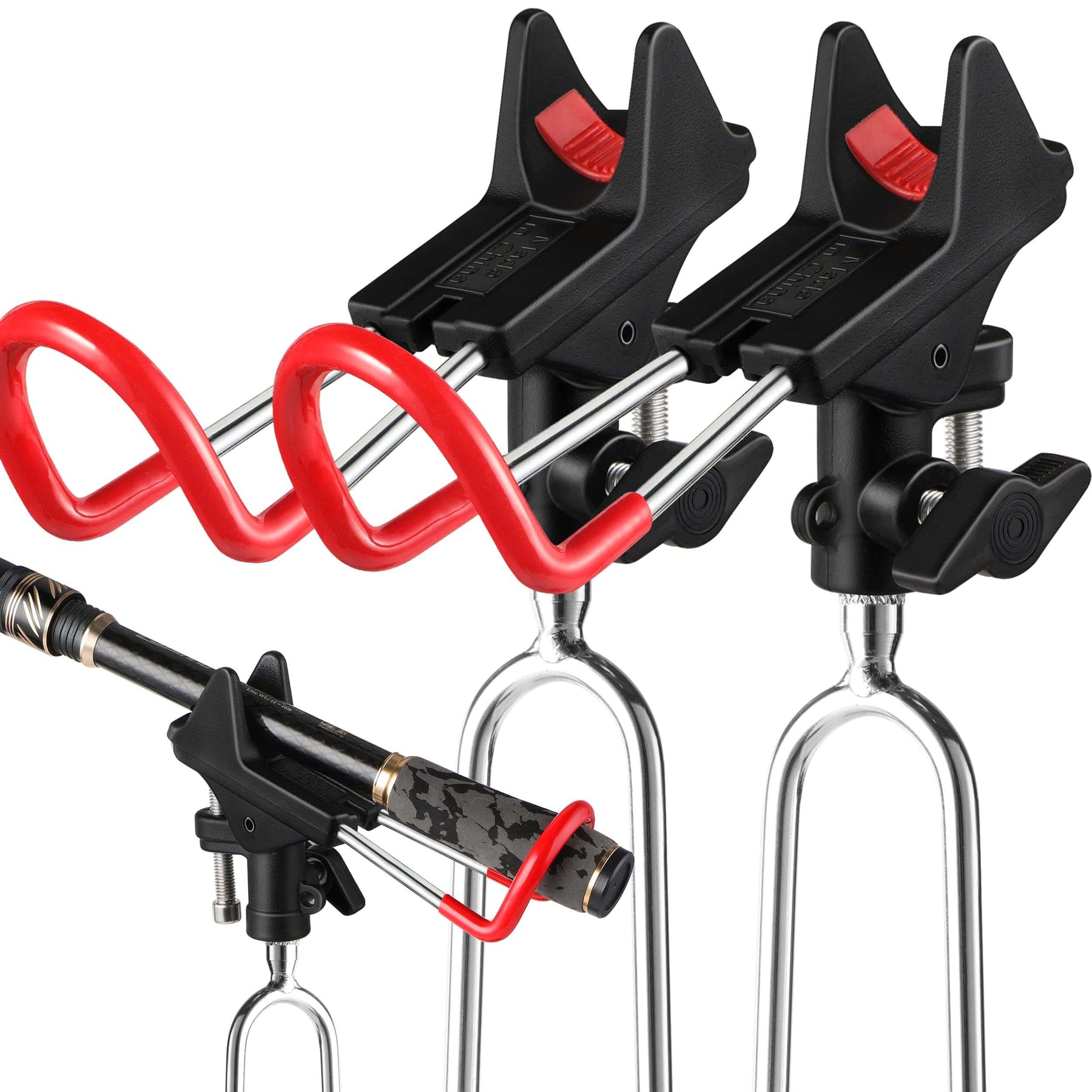 bank fishing rod holders