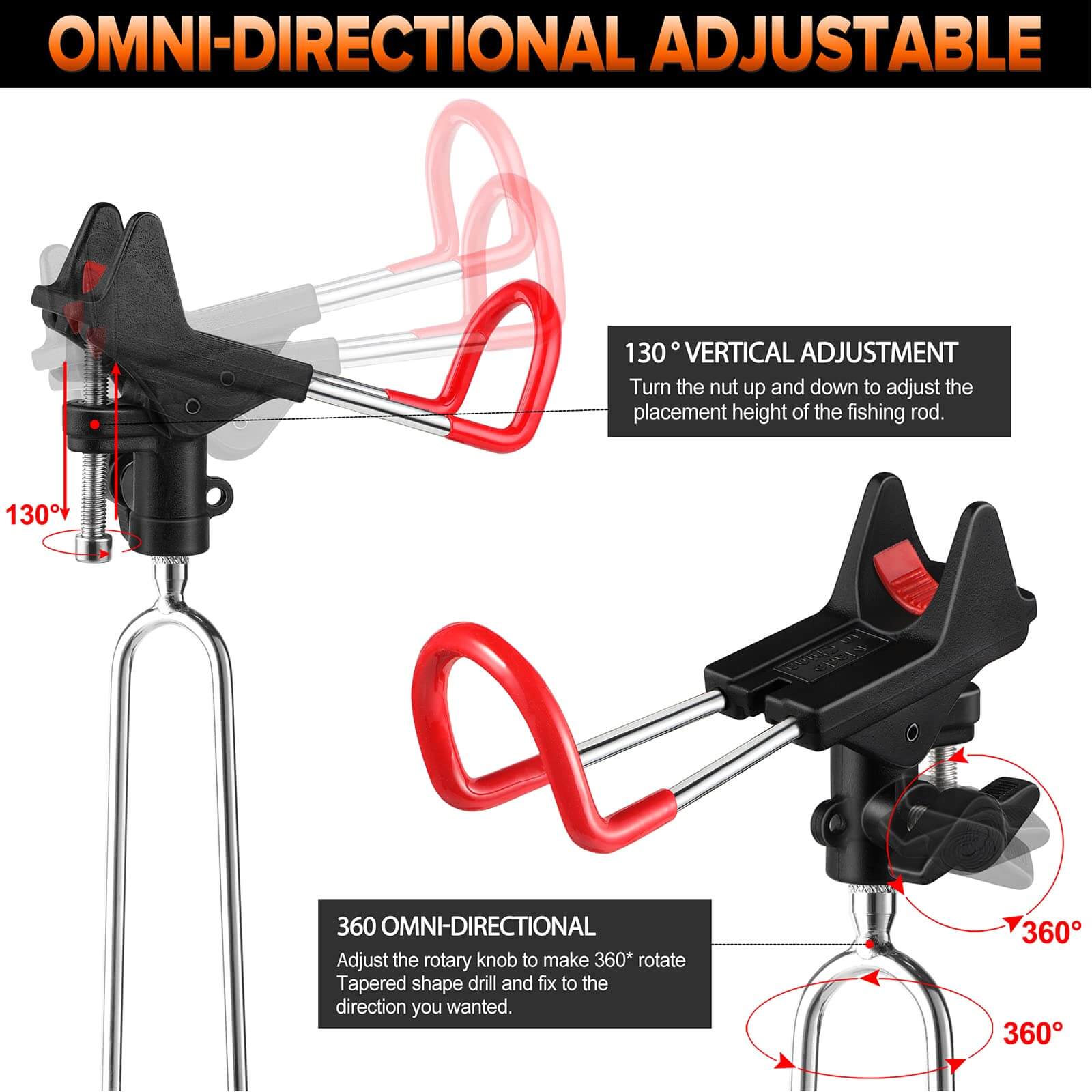 PLUSINNO Fishing Rod Holders for Bank