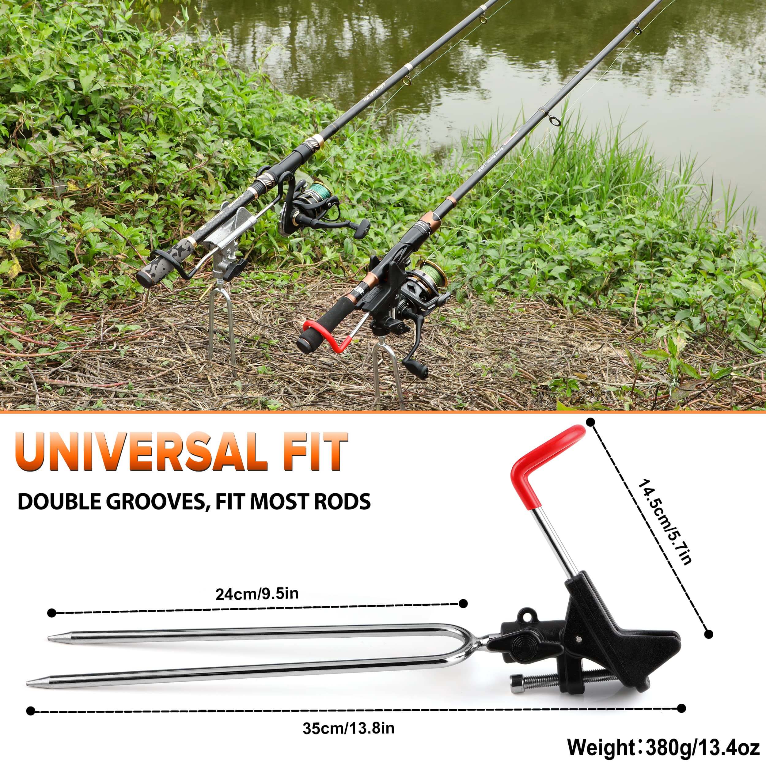 PLUSINNO Fishing Rod Holders for Bank Plusinno PLUSINNO Fishing Rod Holders for Bank Plusinno