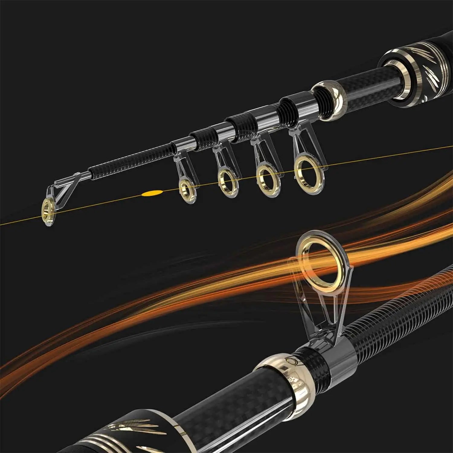 PLUSINNO Eagle Hunting Ⅸ Telescopic Fishing Rods – Plusinno